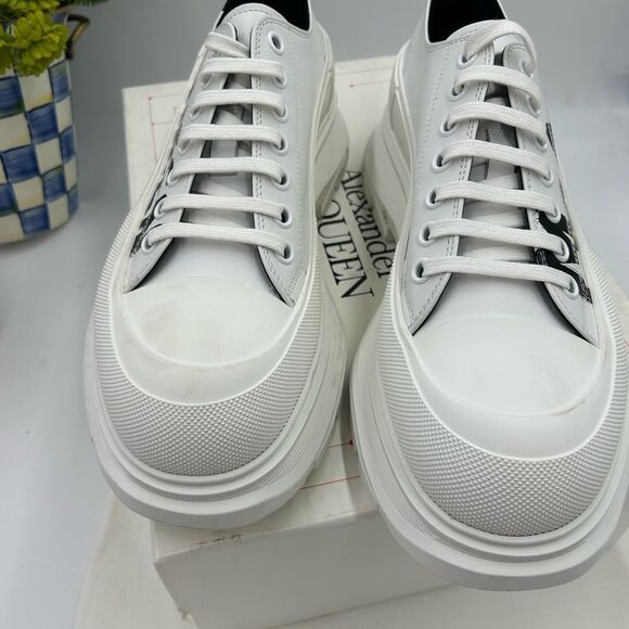 Men's Alexander, McQueen tread slick graffiti sneakers, size 46 made in Italy - Picture 10 of 13